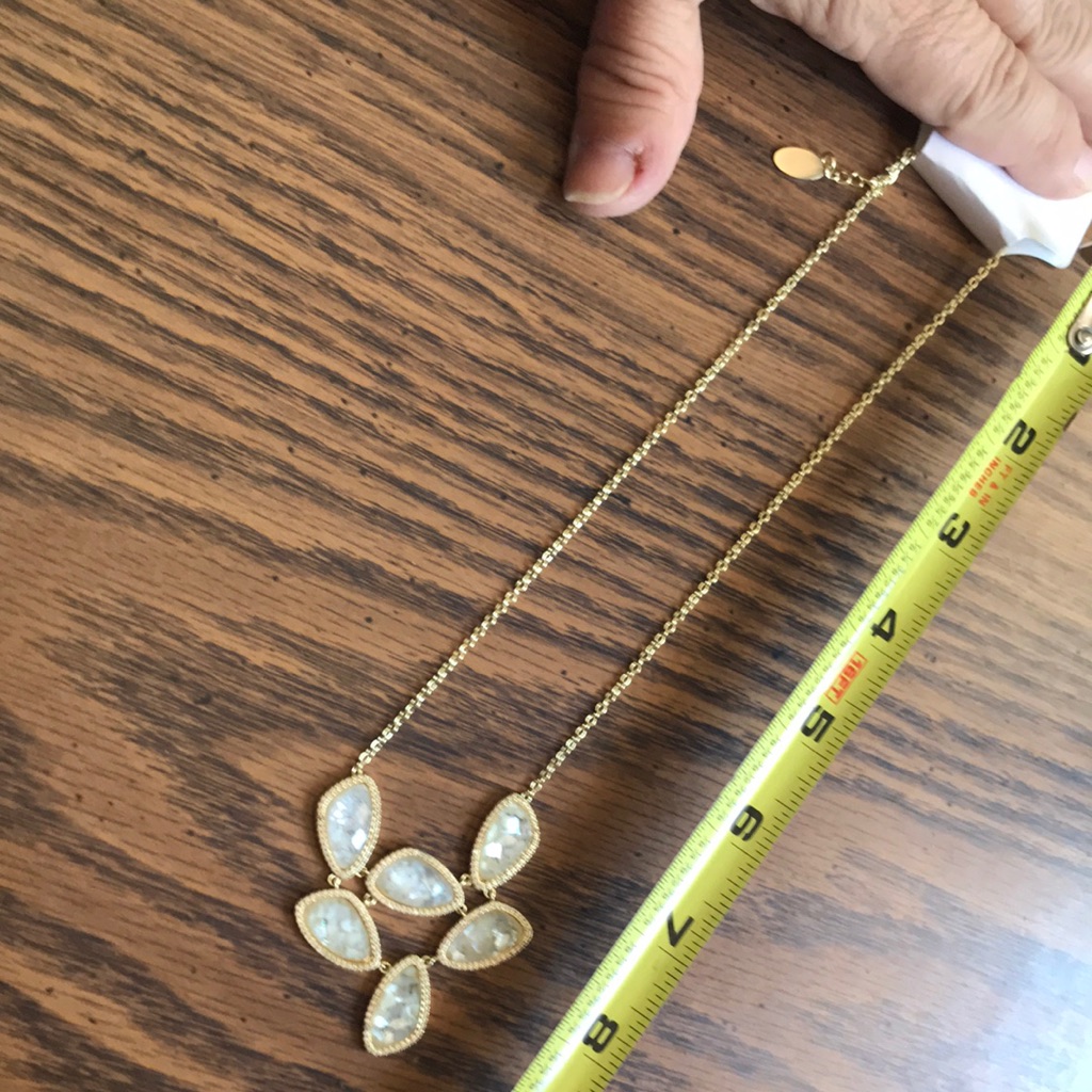 Gently Worn Marcia Moran Goldtone Necklace